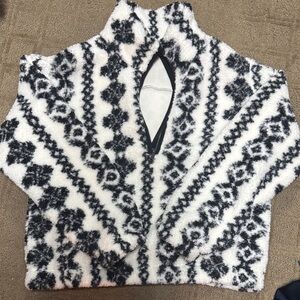 Women's High Pile 1/2 Zip Pull Over Jacket-All In Motion